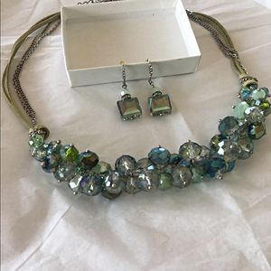 c.A.K.e by Ali Khan glass bead earrings